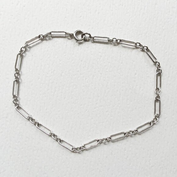 925 Sterling Silver Link Bracelet - Picture 1 of 3